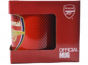 Arsenal Fade Design Boxed Mug
