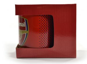 Arsenal Fade Design Boxed Mug