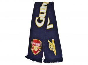 Arsenal Gunners Navy Jacquard Knit Scarf