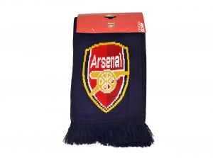 Arsenal Gunners Navy Jacquard Knit Scarf