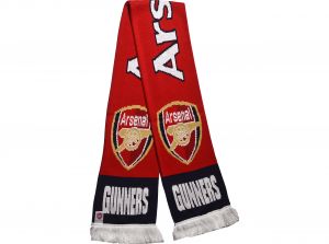 Arsenal Gunners Scarf Red Navy White