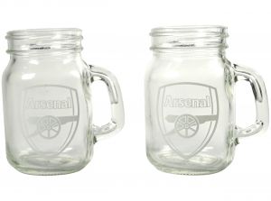 Arsenal Mason Shot Glasses Two Pack
