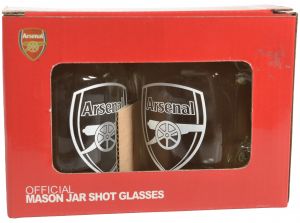 Arsenal Mason Shot Glasses Two Pack