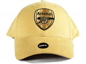Arsenal Mono Crest Light Gold Baseball Cap