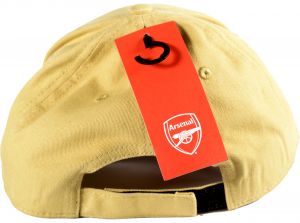 Arsenal Mono Crest Light Gold Baseball Cap
