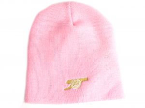 Arsenal Beanie Cannon Infants Pink 36cm