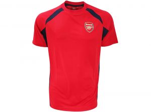 Arsenal Poly Panel Tee Red Bagged