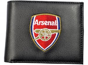 Arsenal PU Leather Embroidered Bi Fold Wallet