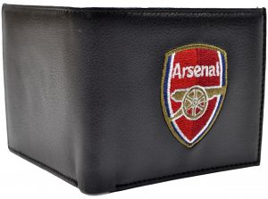 Arsenal PU Leather Embroidered Bi Fold Wallet