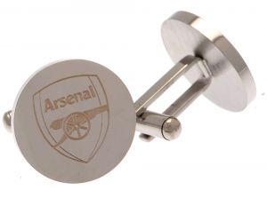 Arsenal Stainless Steel Round Cufflinks