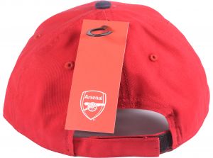 Arsenal Two Tone Crest Red Navy Baseball Cap Youths