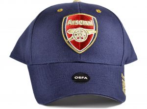 Arsenal Wordmark Crest Light Navy Baseball Cap