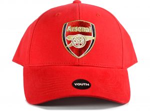 Arsenal Crest Red Baseball Cap Youths
