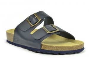 Sanosan Aston Leather Navy Mens