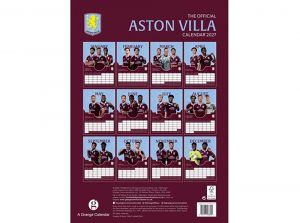 Aston Villa 2027 A3 Wall Calendar