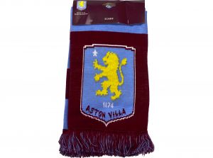 Aston Villa Bar Scarf Sky Claret