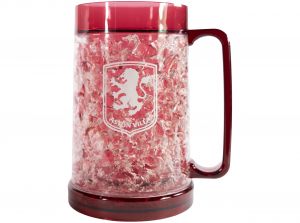 Aston Villa Clear Coloured Freezer Tankard