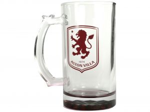 Aston Villa Crest Stein Pint Glass