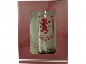 Aston Villa Crest Stein Pint Glass