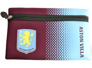 Aston Villa Fade Pencil Case Burgundy Sky Blue
