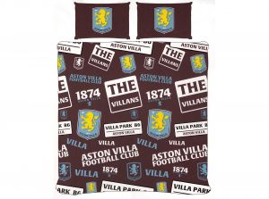 Aston Villa FC Patch Double Duvet