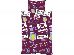 Aston Villa FC Patch Single Duvet