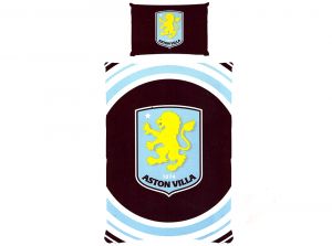 Aston Villa FC Pulse Single Reversible Duvet
