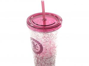 Aston Villa Freezer Cup With Straw