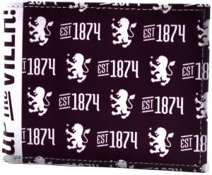 Aston Villa Icon Bifold Canvas Wallet