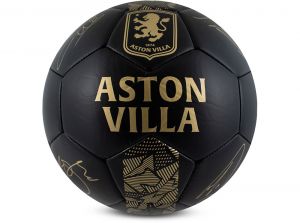 Aston Villa Phantom Black Gold Football Size 5