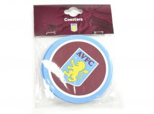 Aston Villa Two Pack Coaster Set