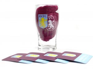 Aston Villa Wordmark Mini Bar Set