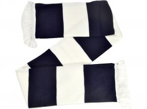 Long John Bar Scarf White Navy