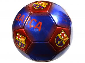 Barca Signature Crest Ball Metallic Red Blue Size 5