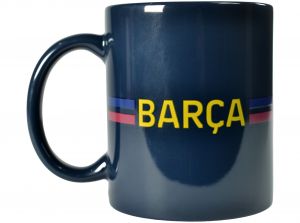 Barcelona Barca 40 Oz Boxed Ceramic Mug Navy