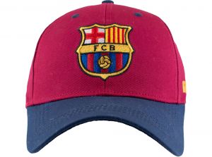 Barcelona Baseball Cap Burgundy Navy