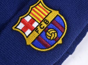 FC Barcelona Knitted Bobble Navy