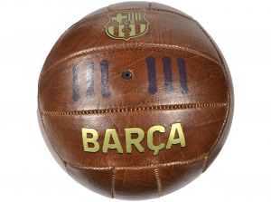 Barcelona Retro Faux Leather Ball Size 5 Grade B