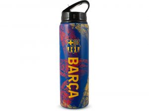 Barcelona FC Barca Premium Print Aluminium Water Bottle 750ml