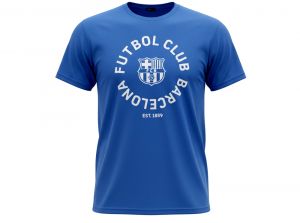 Barcelona Fut Bol Club T Shirt Blue
