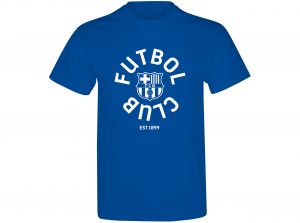 Barcelona Fut Bol Club T Shirt Blue