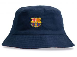 Barcelona Reversible Bucket Hat Navy Red