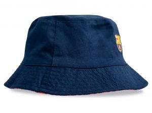 Barcelona Reversible Bucket Hat Navy Red