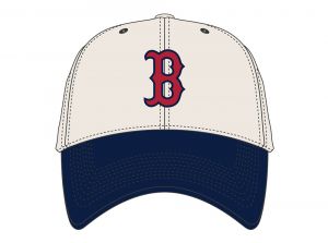 47 Brand MLB Boston Red Sox Two Tone MVP Cap Natural