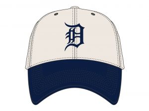 47 Brand MLB Detroit Tigers Two Tone MVP Cap Natural