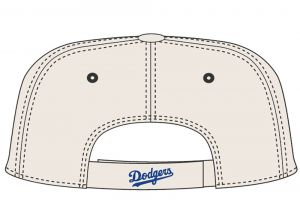 47 Brand MLB LA Dodgers Two Tone MVP Cap Natural