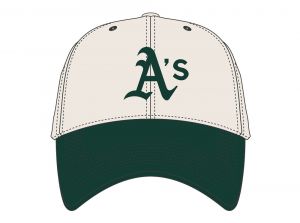 47 Brand MLB Athletics Two Tone MVP Cap Natural