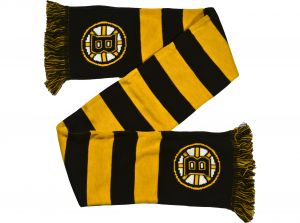 Boston Bruins NHL Bar Scarf Black Yellow