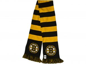 Boston Bruins NHL Bar Scarf Black Yellow