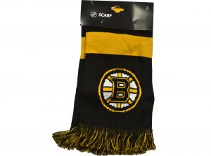 Boston Bruins NHL Bar Scarf Black Yellow